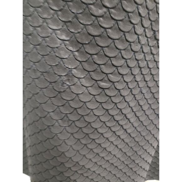 GIORGIO ARMANI Womens Black Knee Length Straight Skirt Scalloped Size 42 US 6 - Picture 4 of 7